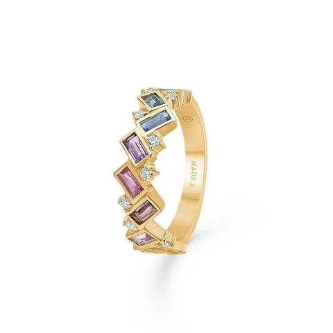 COLUMBINE ring - 14 kt guld