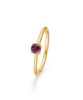 Mads Z | 1546052 | POETRY SOLITAIRE GARNET ring - 14 kt. guld