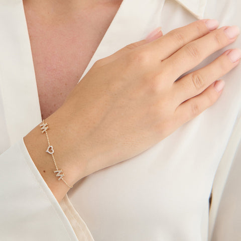 Mads Z. WOW / MOM Armbånd 14 kt. guld