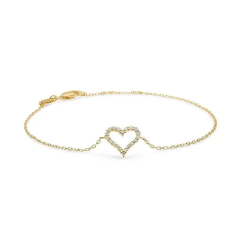 MADS Z | 1551312 | Tender Heart armbånd - 14 kt. guld