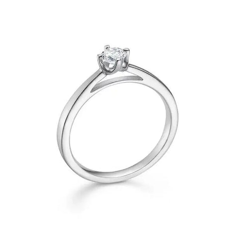 MADS Z | 1641624 | CROWN ring - 0,24ct brillant - hvidguld