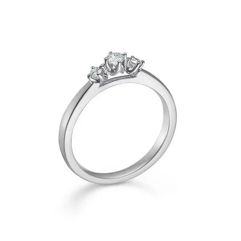 CROWN TRINITY ring - 0,17ct brillanter