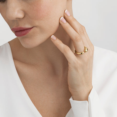 Georg Jensen Mercy ring, 18 kt. guld - lille