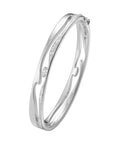 GEORG JENSEN - Armbånd | 20000053 | FUSION - Armring i 18 kt. hvidguld m. brillanter