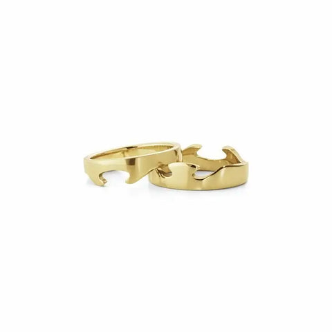 FUSION 2-delt ring - 18 kt. guld