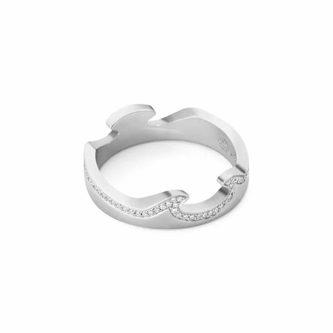 GEORG JENSEN - Ringe | 20000624 | FUSION - Endering i 18kt hvidguld m. brillanter