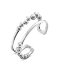 GEORG JENSEN - Armbånd | 20000659 | Moonlight Grapes dobbelt armring - sølv