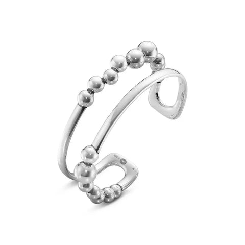 GEORG JENSEN - Armbånd | 20000659 | Moonlight Grapes dobbelt armring - sølv