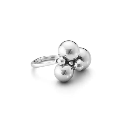 Georg Jensen Moonlight Grapes ring, sterlingsølv