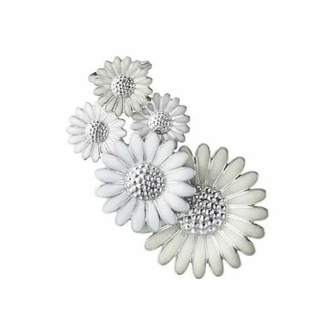 Øreringe - DAISY / MARGUERIT - GEORG JENSEN | 20001120 / 20001119 | Daisy ear cuff - stor - hvid