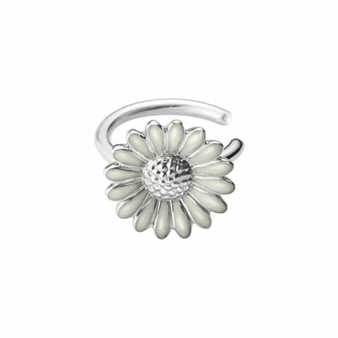 Øreringe - DAISY / MARGUERIT - GEORG JENSEN | 20001130 | Daisy ear cuff - hvid