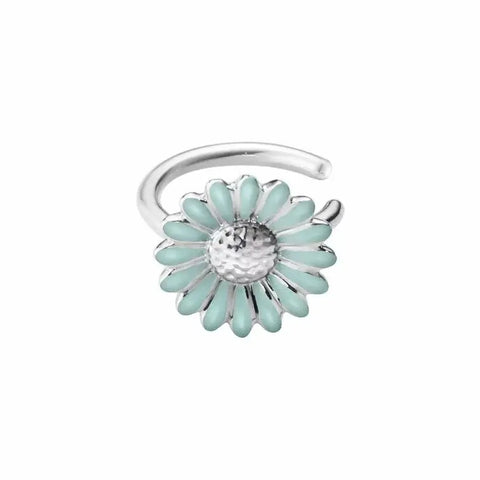 Øreringe - DAISY / MARGUERIT - GEORG JENSEN | 20001132 | Daisy ear cuff - blå