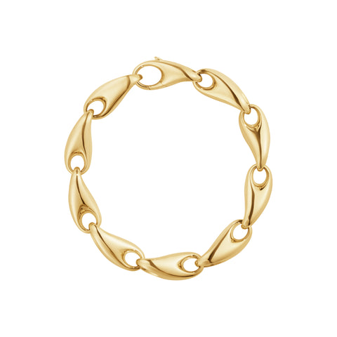 Georg Jensen Reflect armbånd, stort, 18 kt. guld