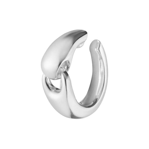 Georg Jensen Ear cuff sølv Rokkjærs Reflect