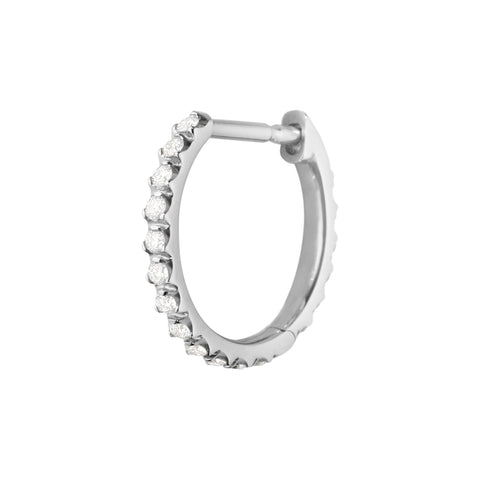 Georg Jensen Signature Diamonds ørering, 18 kt. hvidguld