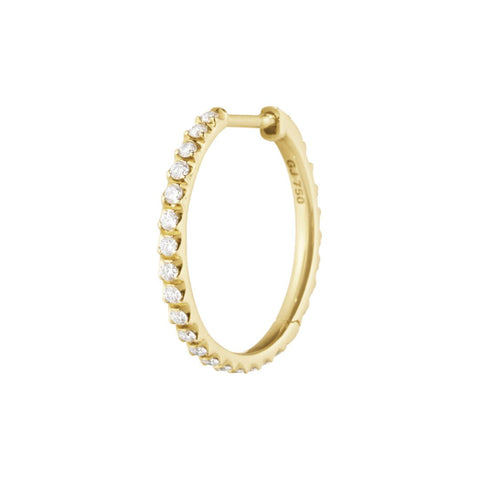den smukkeste signature diamonds hoop i stor fra Georg Jensen.