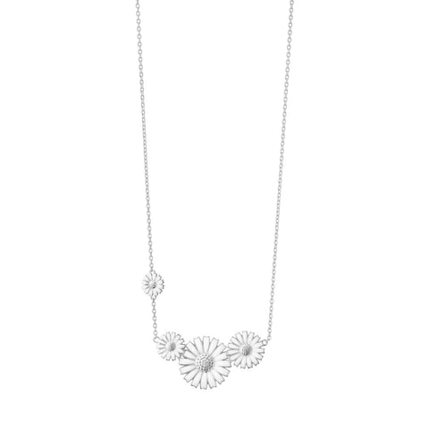 Den fineste daisy halskæde med fire blomster fra Georg Jensen.