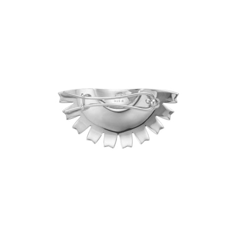 Den smukkeste halv blomst hårklemme fra Georg Jensen.