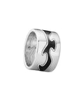 Georg Jensens fusion centerring med sort HyCeram.
