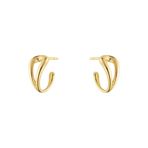 Georg Jensen Mercy Swirl Øreringe - 18 kt. guld