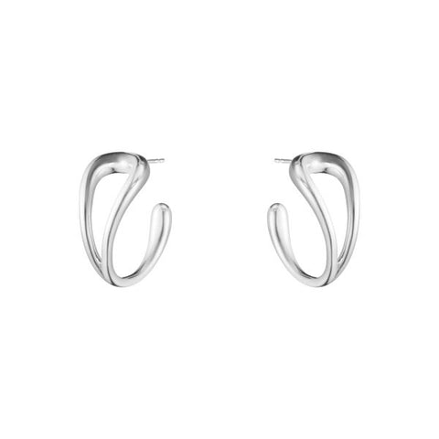 Georg Jensen Mercy Swirl Øreringe - Sterlingsølv