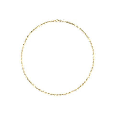 Georg Jensen Reflect tynd halskæde - 18 kt. guld