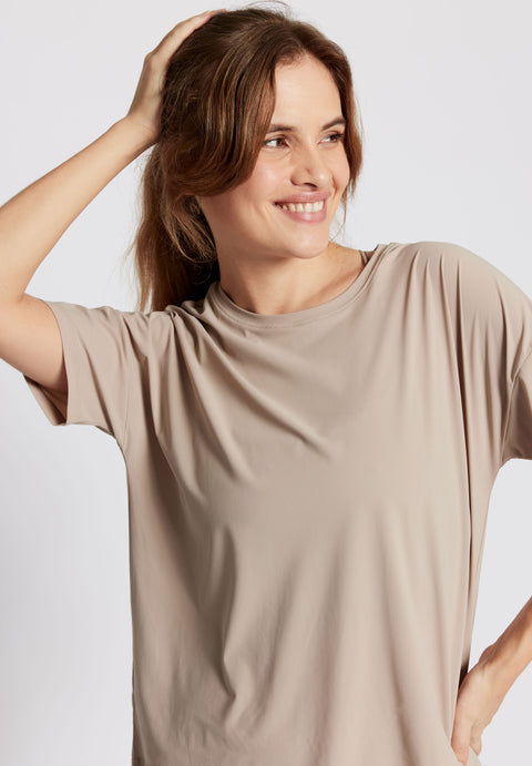 Rethinkit Vela Loose Tee, Mocha
