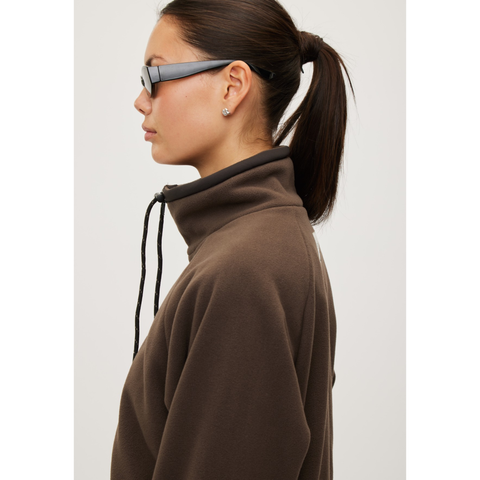 Rethinkit Jacket Polar Fleece Campfire, Coffee