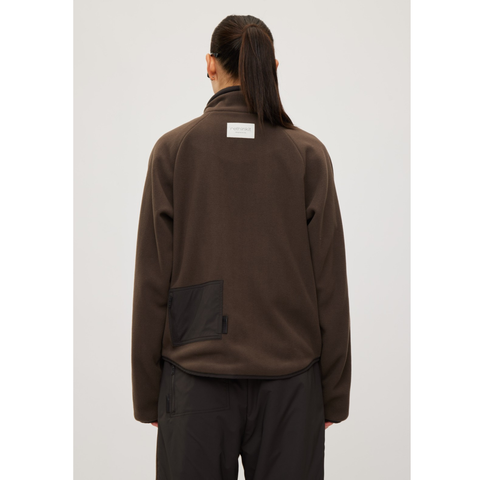 Rethinkit Jacket Polar Fleece Campfire, Coffee