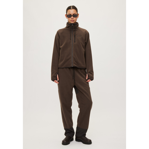 Rethinkit Jacket Polar Fleece Campfire, Coffee