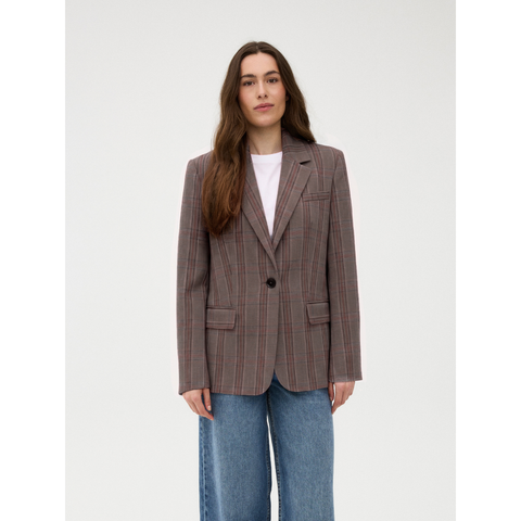 GOSSIA BeatriceGO Blazer, Brown Blue Checks