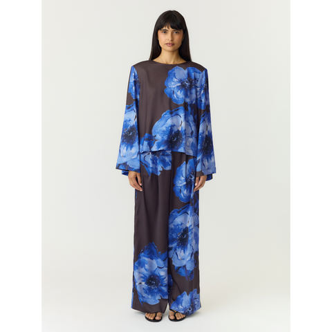 YASARLENE LS Top, Chocolate Brown