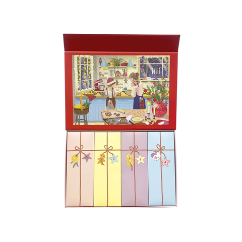VisseVasse Sweet Christmas - puslespilsadventskalender med 1.000 brikker