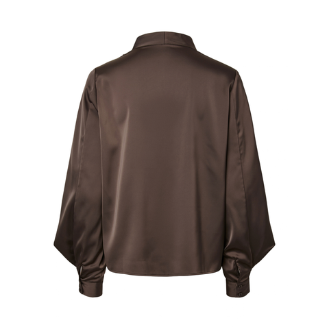 YASPELLA LS Top, Chocolate Brown