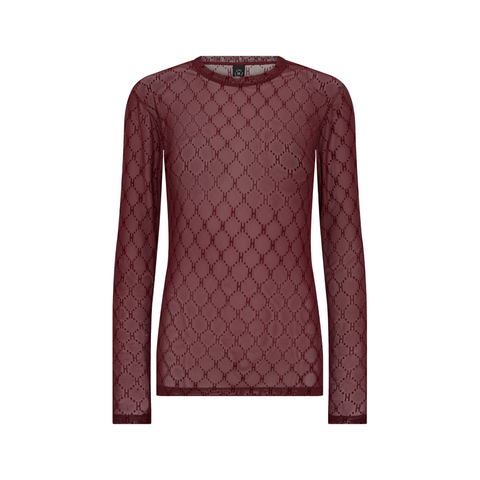 Hype The Detail Bluse, m. logo, Rød