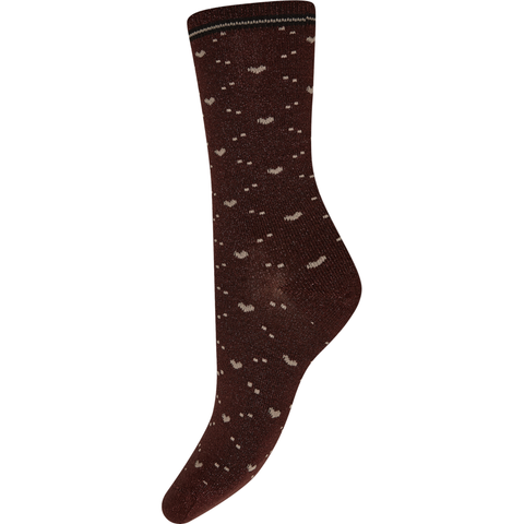 Hype The Detail socks 3-pack, Rød/Brun