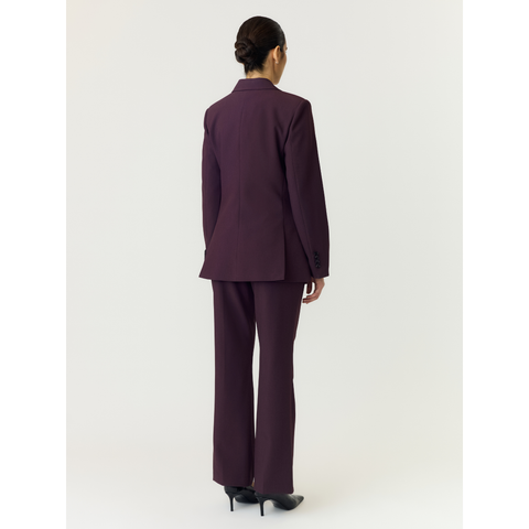 YASBETHY LS Wrap Blazer, Perfect Plum