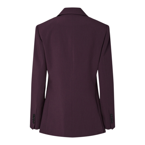 YASBETHY LS Wrap Blazer, Perfect Plum