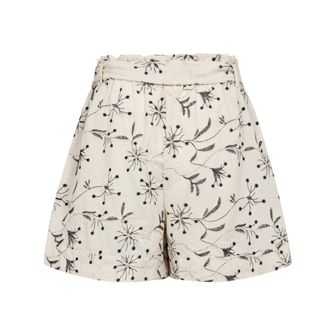 GOSSIA CarenGO Shorts, Creme & Black Embroidery