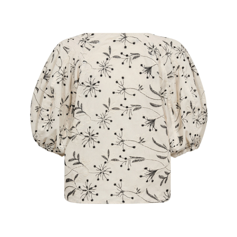 GOSSIA CarenaGO Blouse Creme & Black Embroidery