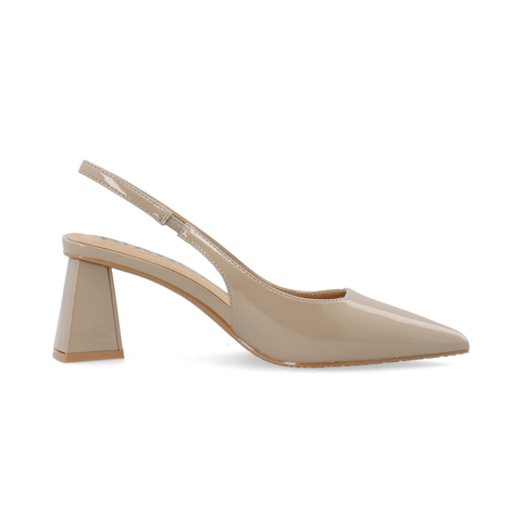 BIANCO BIAMARALYN Slingback Patent, Nougat