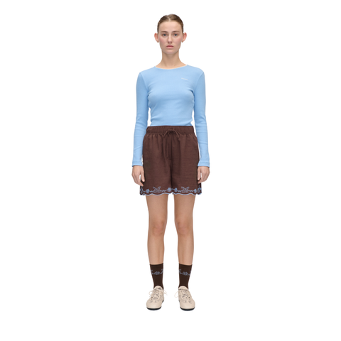 STINE GOYA Tencel, Elasticated shorts