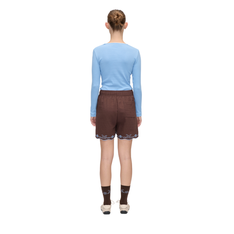 STINE GOYA Tencel, Elasticated shorts