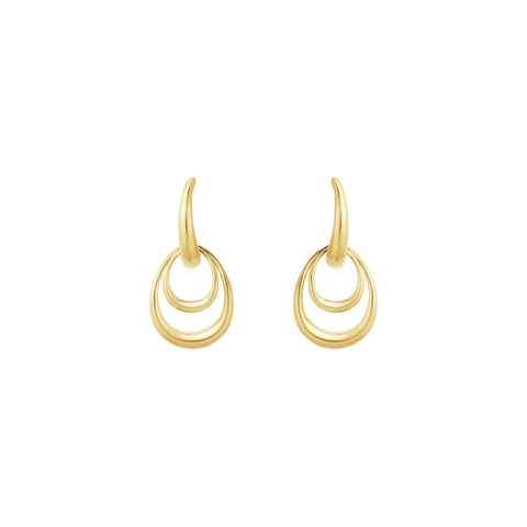 Georg Jensen Offspring Små Øreringe 18 Kt. Guld