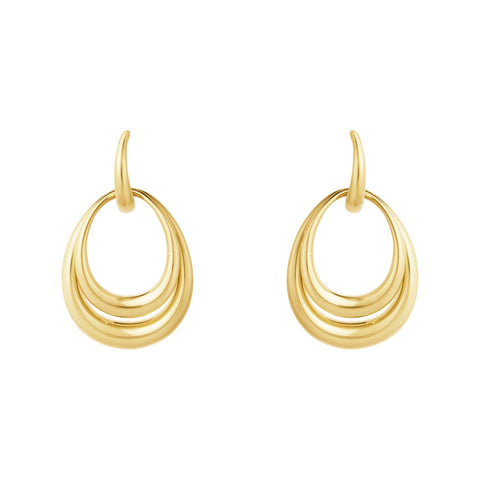 Georg Jensen Offspring Medium Øreringe 18 Kt. Guld