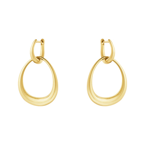 Georg Jensen Offspring Medium Øreringe 18 Kt. Guld