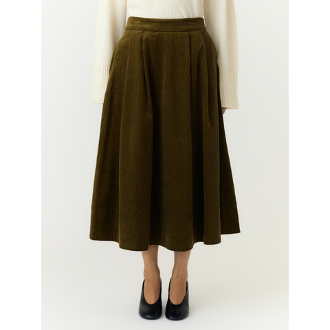 YASCORDO HW Long Skirt, Fir Green
