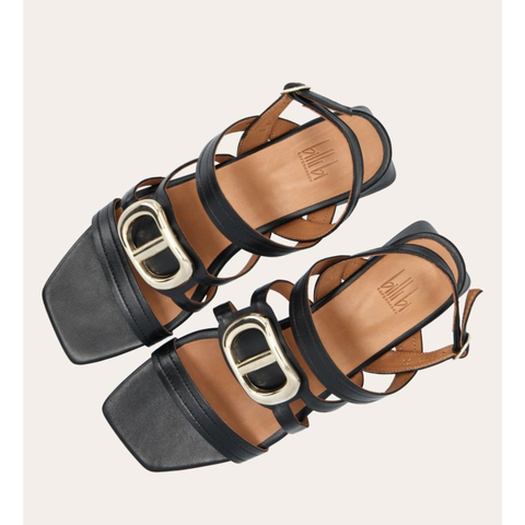 Billi Bi A6540 Heeled Sandal, Black