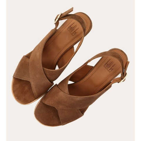 Billi Bi A6430 Kilehæl Sandal, Brun