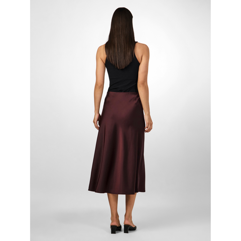 YASPELLA HW MIDI SKIRT, FIG